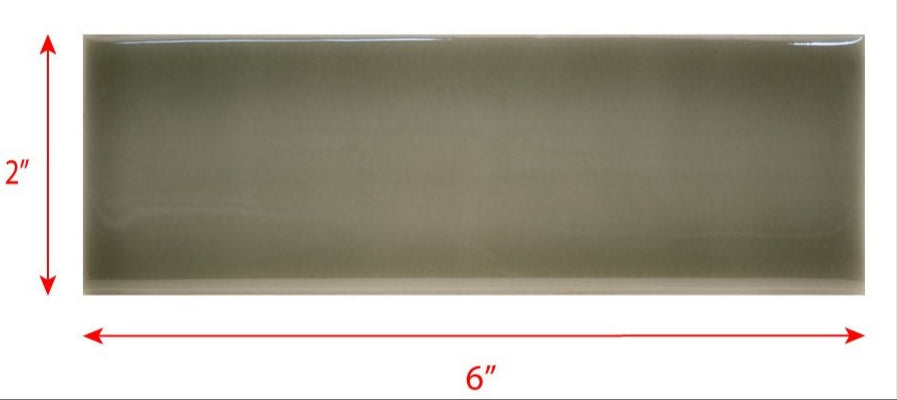 2 x 6 subway tile sage green