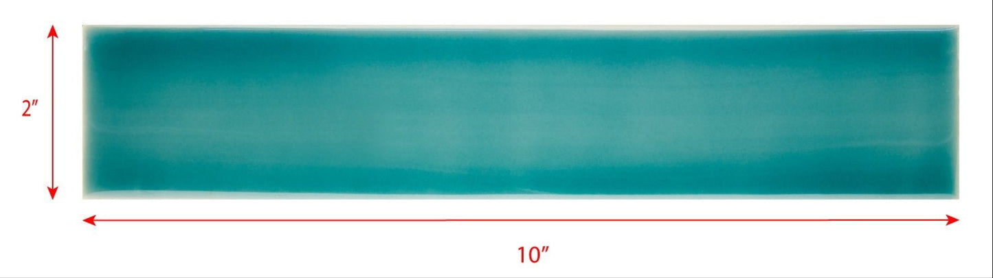 2 x 10 subway tile caribbean turquoise