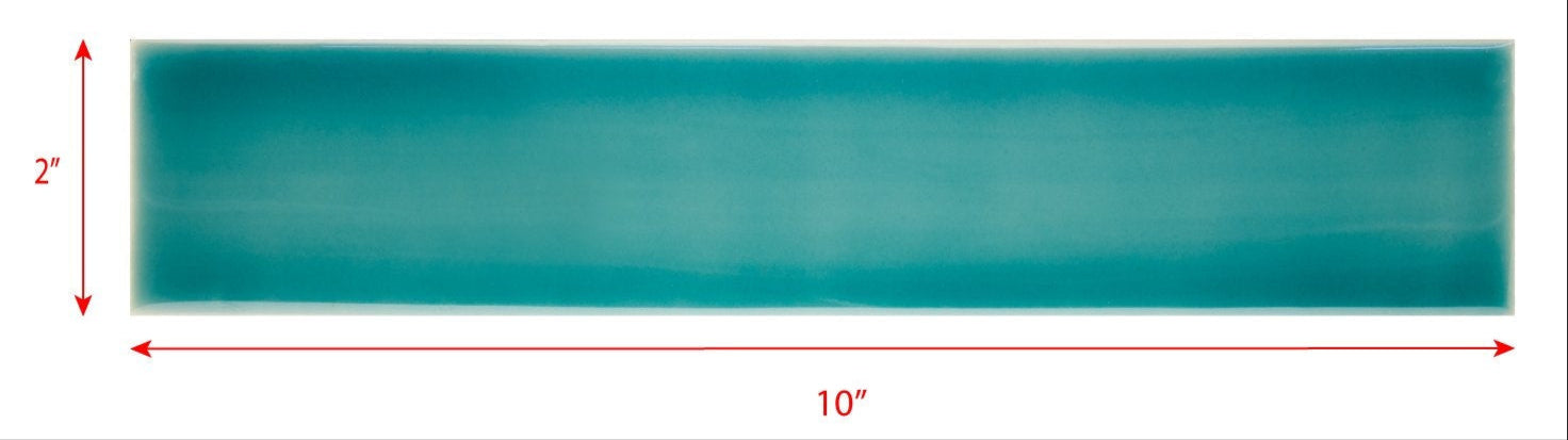 2 x 10 subway tile caribbean turquoise