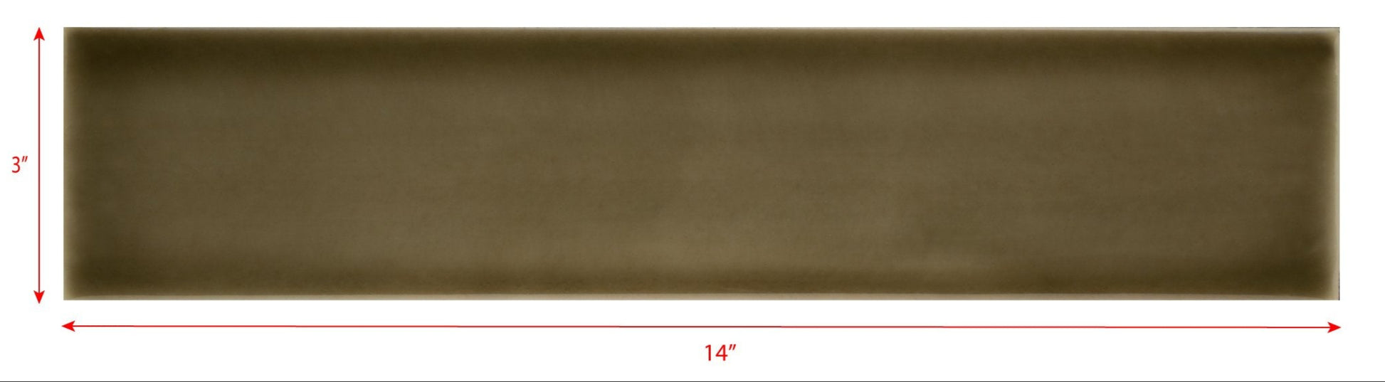 3 x 14 taupe subway tile