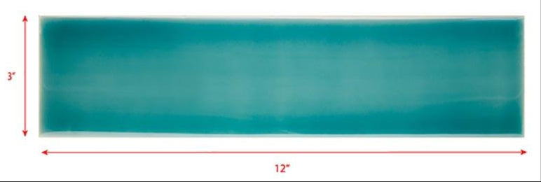 3 x 12 turquoise subway tile