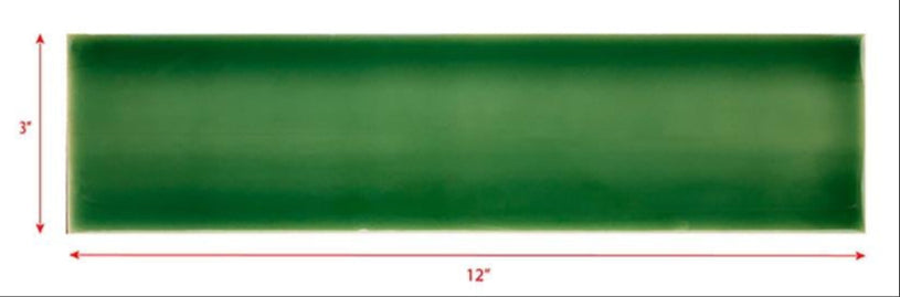 3 x 12 grass green subway tile