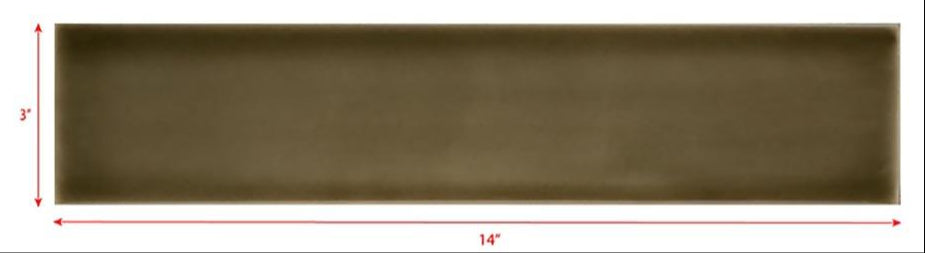 3 x 14 taupe subway tile