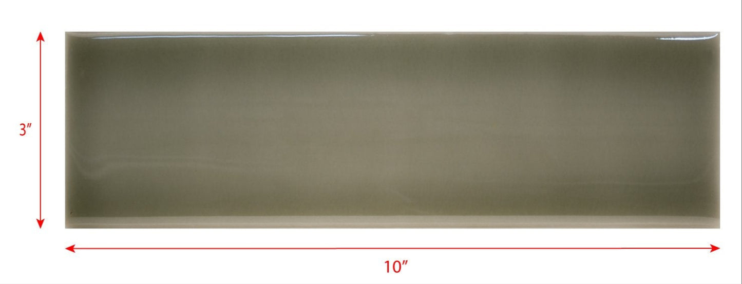 3 x 10 gray subway tile