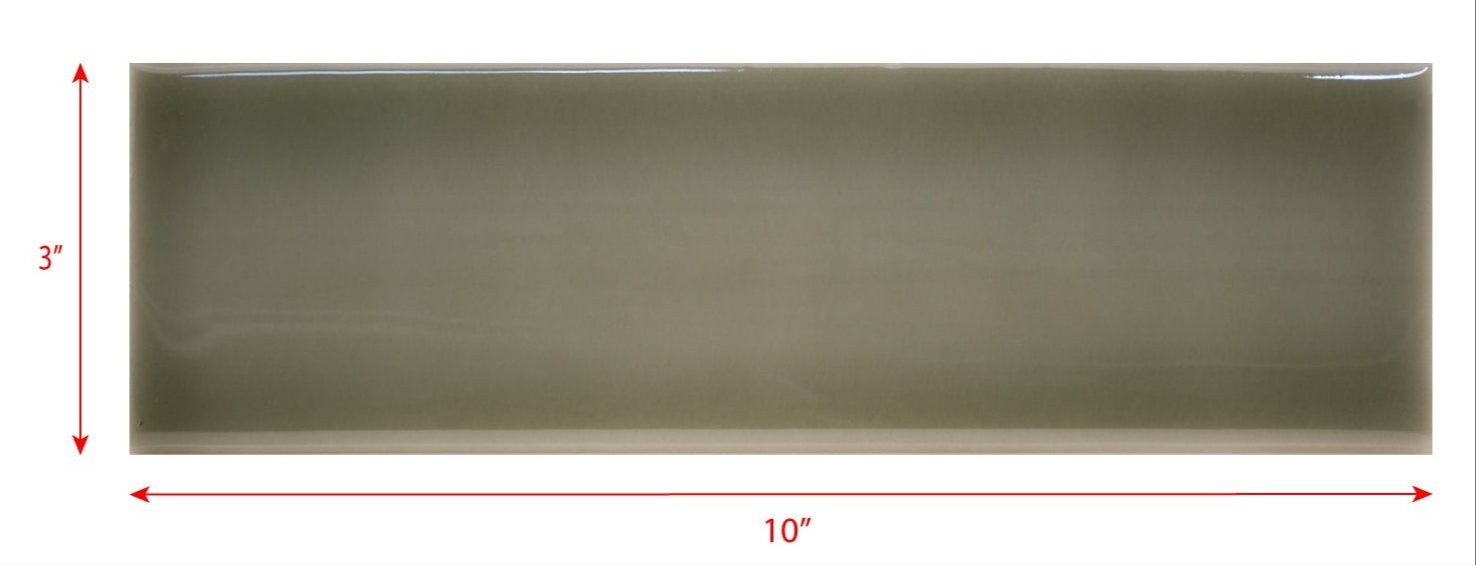 3 x 10 gray subway tile