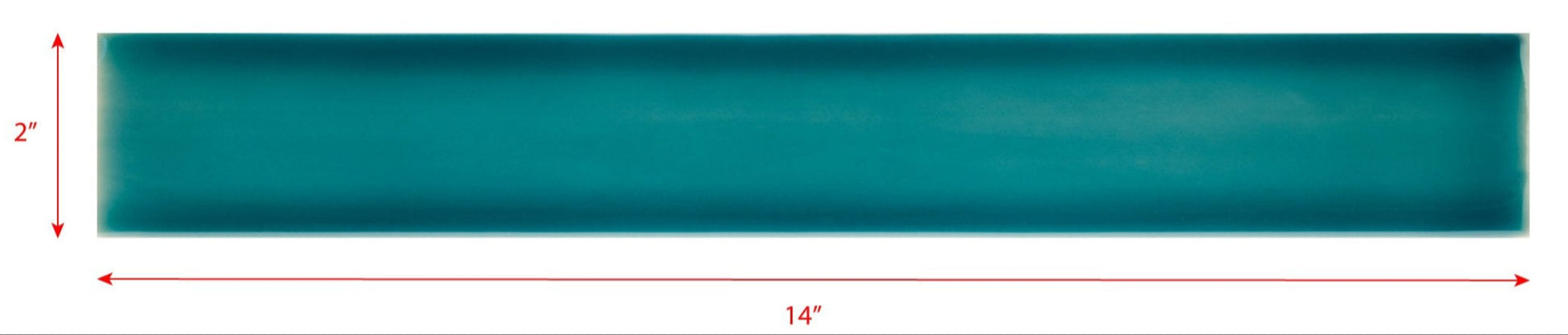 2 x 14 caribbean turquoise subway tile