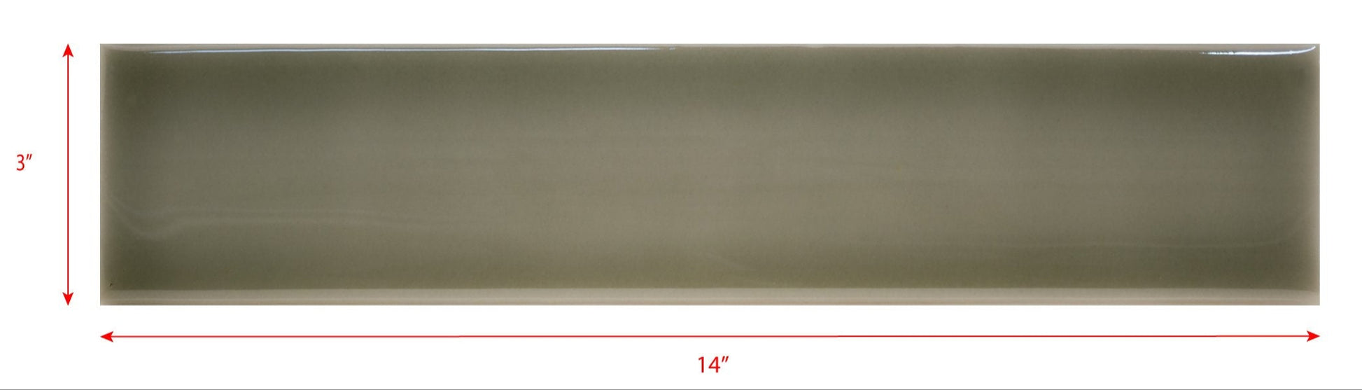 3 x 14 gray subway tile