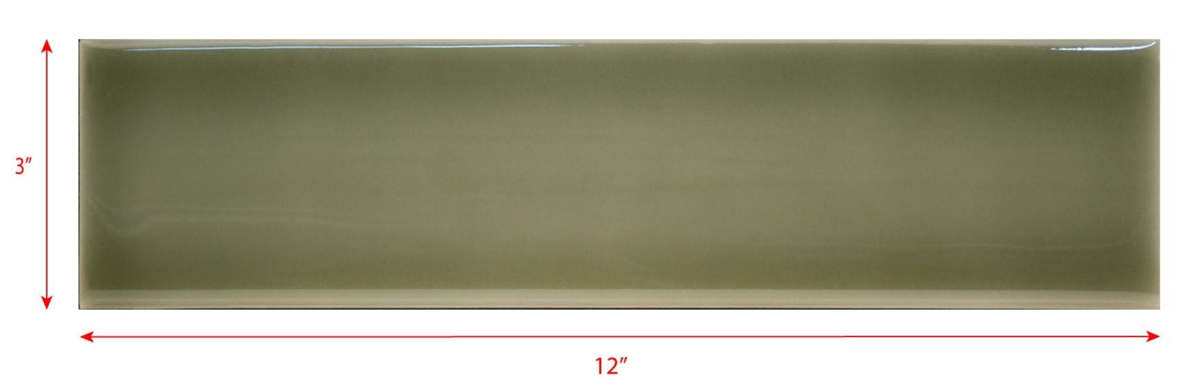 3 x 12 sage green subway tile