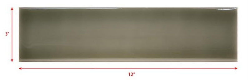 3 x 12 gray subway tile