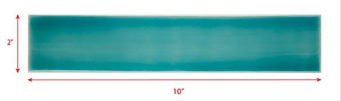 2 x 10 bermuda blue subway tile