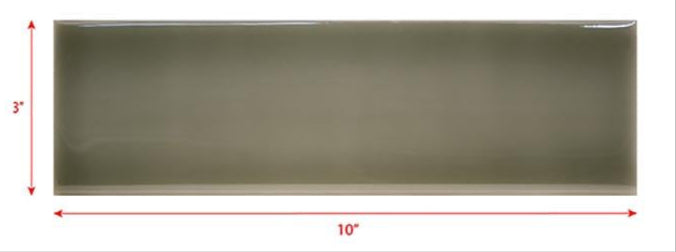 3 x 10 gray subway tile