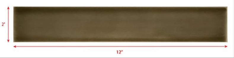 2 x 12 taupe subway tile