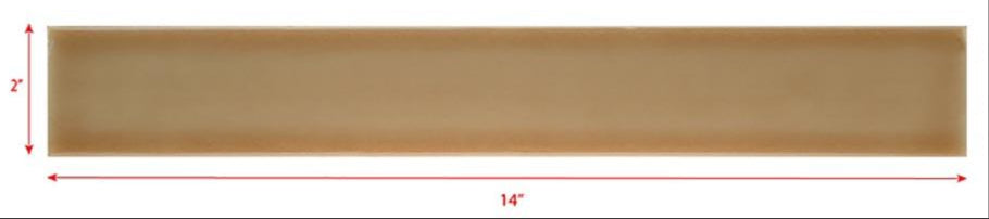 2 x 14 wicker subway tile