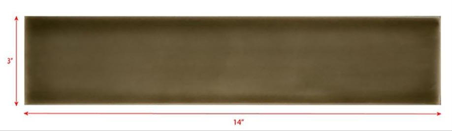 3 x 14 taupe subway tile