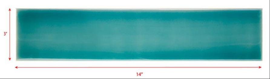 3 x 14 bermuda blue subway tile