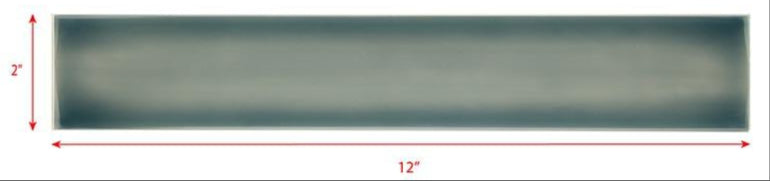 2 x 12 seaglass blue subway tile