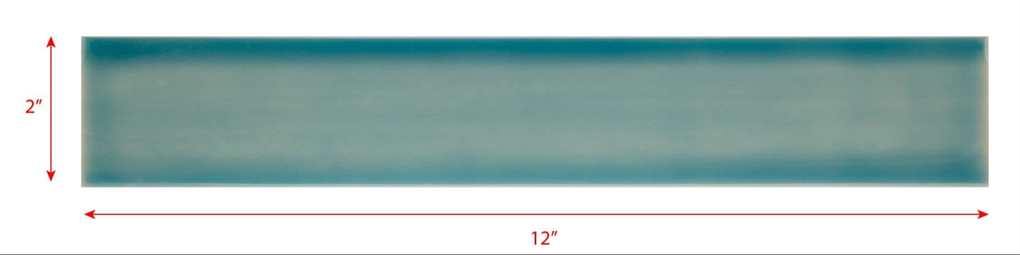2 x 12 turquoise subway tile